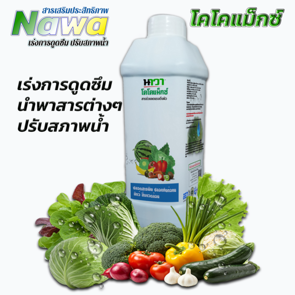 008.โคโคแม็กซ์ (CocoMax)  สารจับใบปรับสภาพน้ำจากธรรมชาติ ☆☆☆☆☆