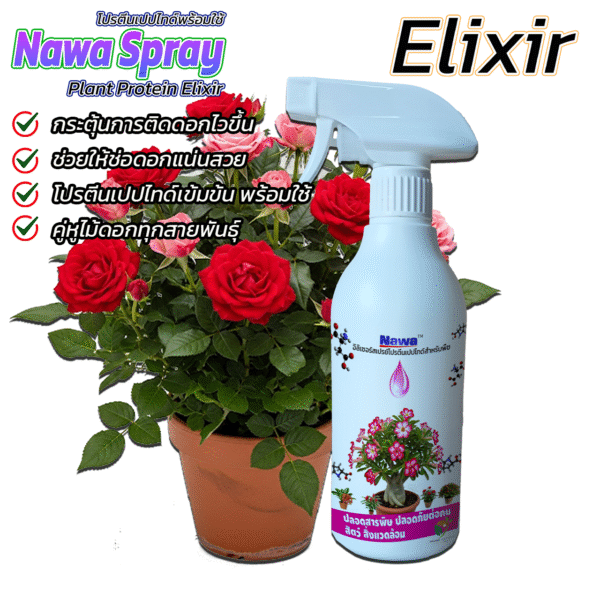 🌸 Nawa Elixir สเปรย์เตรียมความพร้อมต้นไม้ สร้างดอกสวยงาม 🌺